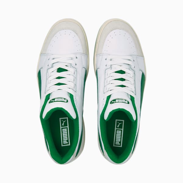 Slipstream Lo Retro Men's Sneakers, Puma White-Amazon Green, extralarge