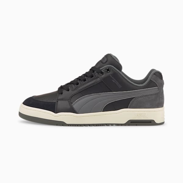 Slipstream Lo Retro Trainers, Puma Black-Dark Shadow
