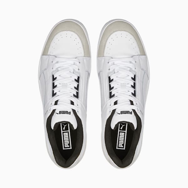 Slipstream Lo Retro Trainers, Puma White-Vaporous Gray
