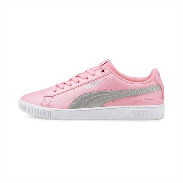 Chaussures Vikky v3 Glitz Jeune, PRISM PINK-Puma Silver-Puma White, extralarge