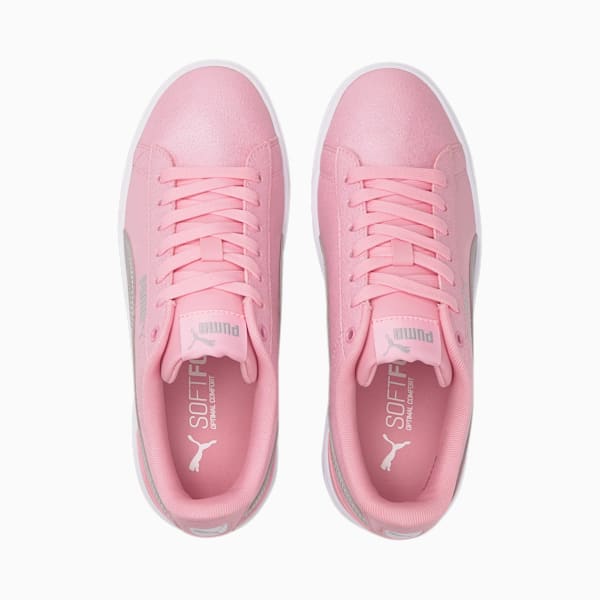 Chaussures Vikky v3 Glitz Jeune, PRISM PINK-Puma Silver-Puma White, extralarge