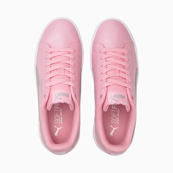 Tenis para jóvenes Vikky v3 Glitz, PRISM PINK-Puma Silver-Puma White, extralarge