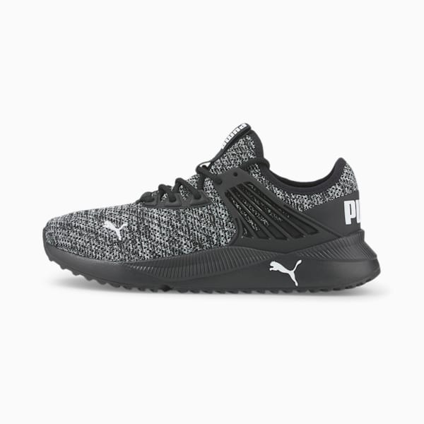 Pacer Future Doubleknit Unisex Sneakers, Puma Black-Puma White, extralarge-IND