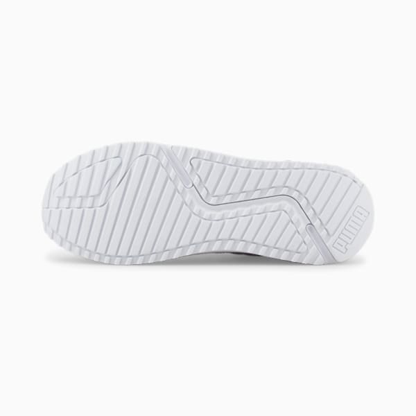 Pacer Future Doubleknit Sneakers, Puma White-Gray Violet-Lemon Sherbert