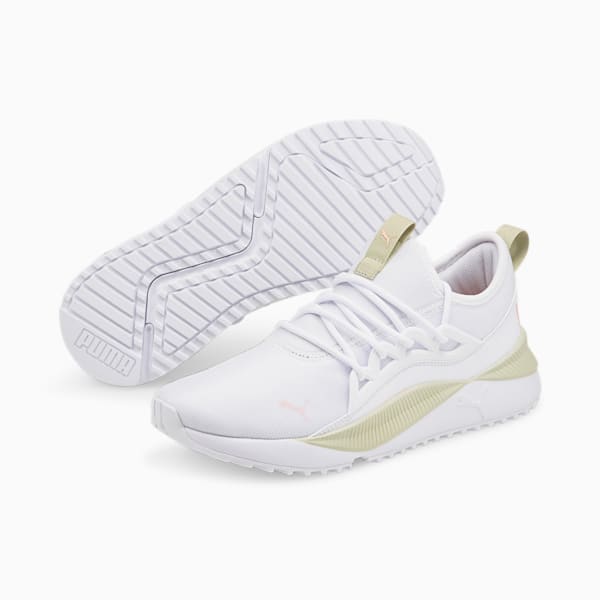 Pacer Future Allure Summer Women's Sneakers, Puma White-Rosette, extralarge