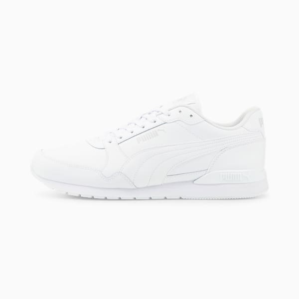 ST Runner v3 L Men's Sneakers, Puma White-Puma White-Gray Violet, extralarge