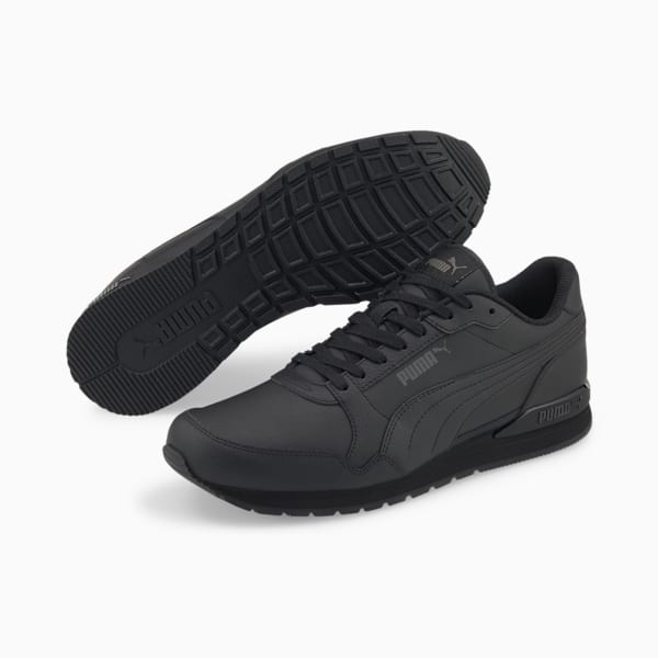 ST Runner v3 L Men's Sneakers, Коричневые мужские кроссовки Puma, extralarge