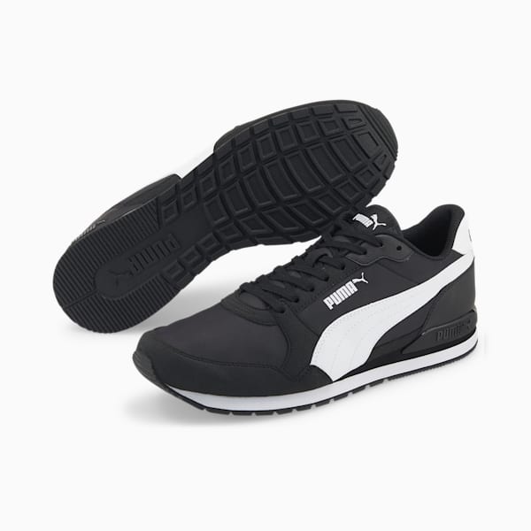 ST Runner v3 Men's Sneakers, Puma Black-Puma White, extralarge