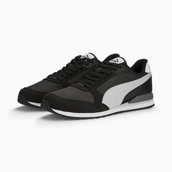 ST Runner v3 Men's Sneakers, Flat Dark Gray-Cool Light Gray-PUMA Black, extralarge
