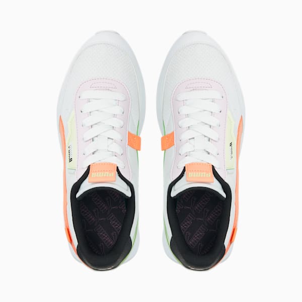 Future Rider MIS Women's Sneakers, Puma White-Peach Pink-Butterfly