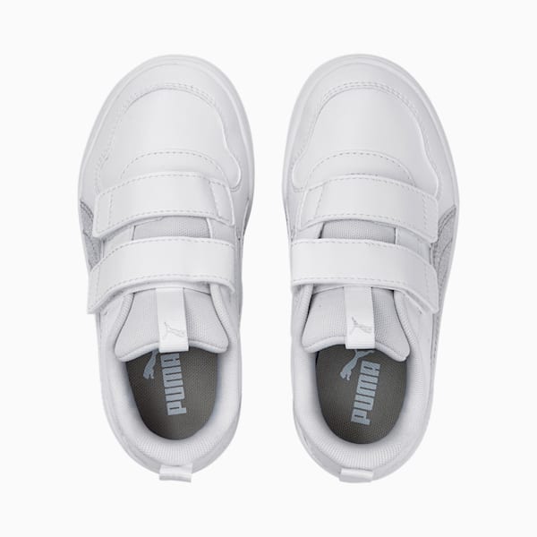 Sneakers Multiflex Glitz Formstrip pour enfants, Puma White-Puma Silver, extralarge