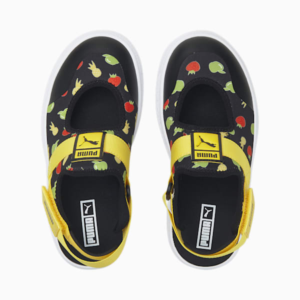 Light Flex Summer Fruit Kid's Sandals, Puma Black-Freesia, extralarge-AUS