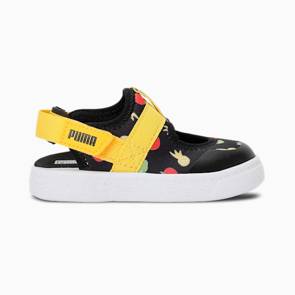 PUMA Light-Flex Summer Fruit Infant Slides, Puma Black-Freesia, extralarge-IND