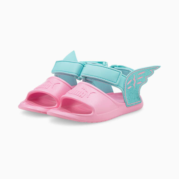 キッズ ダイブキャット V2 インジェックス ヒーロー グリッツ サンダル 17-21cm, PRISM PINK-Soothing Sea, extralarge-JPN