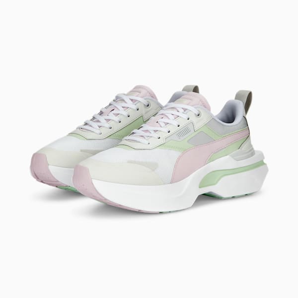 ウィメンズ コスモ ライダー POP スニーカー, PUMA White-Pearl Pink, extralarge-JPN