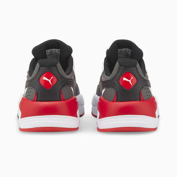 X-Ray Speed Kids Sneakers, Puma White-Puma Black-High Risk Red-Dark Shadow, extralarge-IND