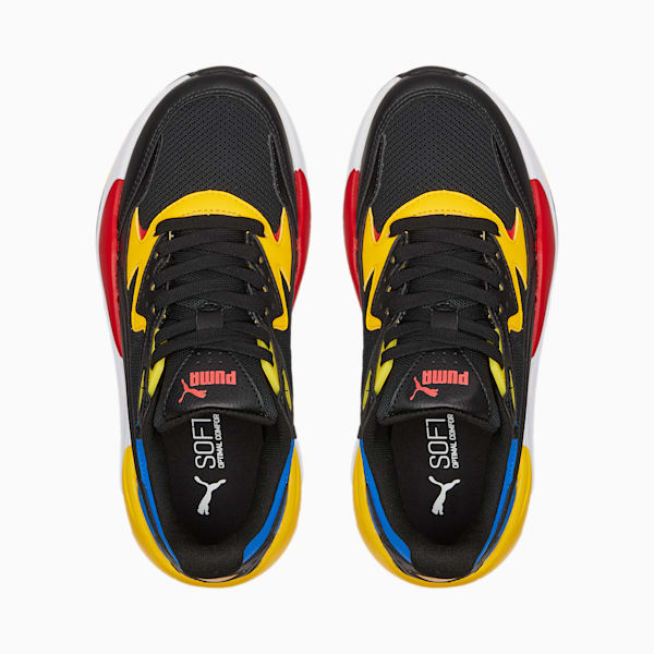 X-Ray Speed Sneakers Big Kids, Puma Black-Spectra Yellow-Victoria Blue-High Risk Red