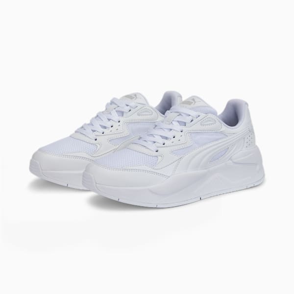 X-Ray Speed Youth Trainers, Puma White-Puma White-Gray Violet