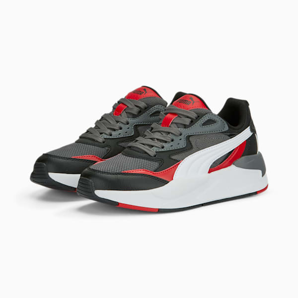 X-Ray Speed Sneakers Big Kids, Cool Dark Gray-PUMA White-PUMA Black-For All Time Red, extralarge