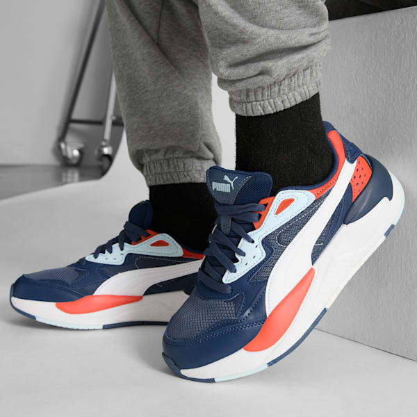 Tenis juveniles X-Ray Speed, Inky Blue-PUMA White-Persian Blue-Fall Foliage, extralarge