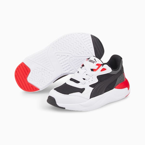 X-Ray Speed Babies' Sneakers, Puma White-Puma Black-High Risk Red-Dark Shadow, extralarge-IND