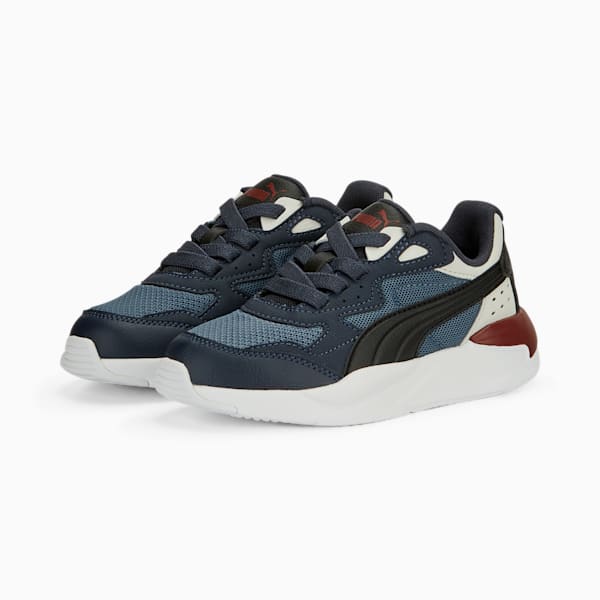 Tenis infantiles X-Ray Speed AC, Evening Sky-PUMA Black-Parisian Night-Intense Red, extralarge