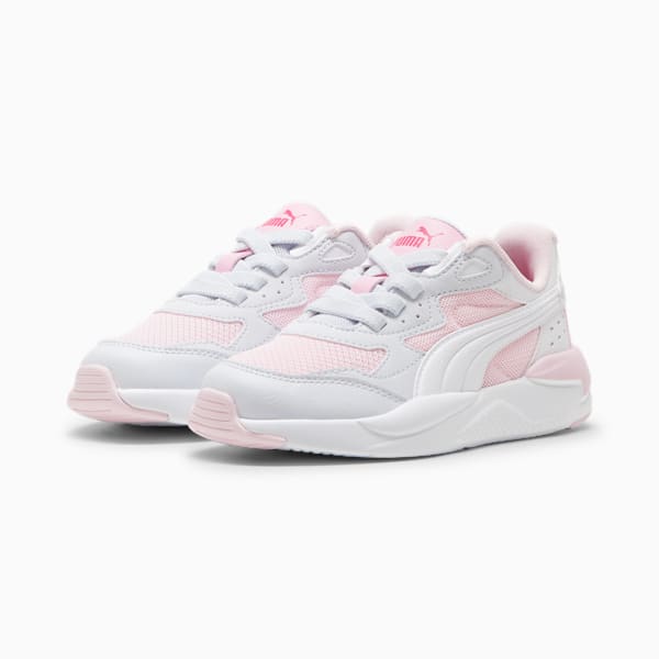 Tenis infantiles X-Ray Speed AC, Whisp Of Pink-PUMA White-Silver Mist, extralarge