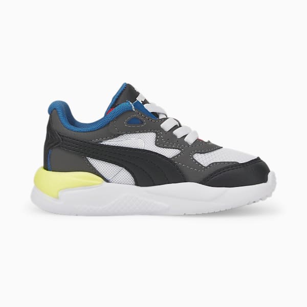 Tenis para bebés X-Ray Speed AC, Puma White-Puma Black-Dark Shadow-Vallarta Blue, extralarge