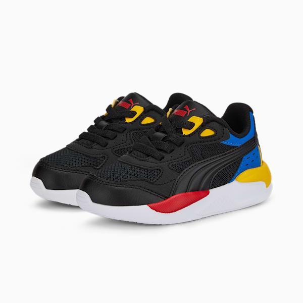 X-Ray Speed Toddler Shoes, Puma Black-Spectra Yellow-Victoria Blue-High Risk Red, extralarge