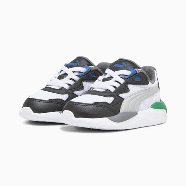 X-Ray Speed Toddler Shoes, PUMA White-Cool Light Gray-PUMA Black-Archive Green, extralarge