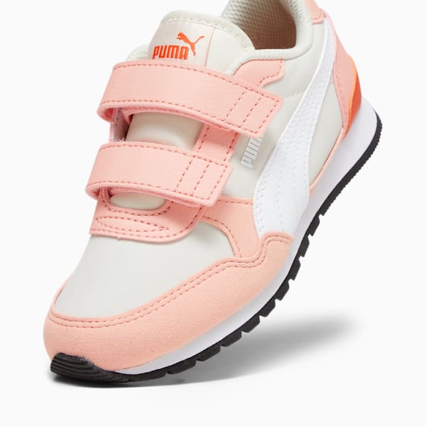 ST Runner v3 NL Little Kids' Shoes, Alpine Snow-PUMA White-Poppy Pink, extralarge