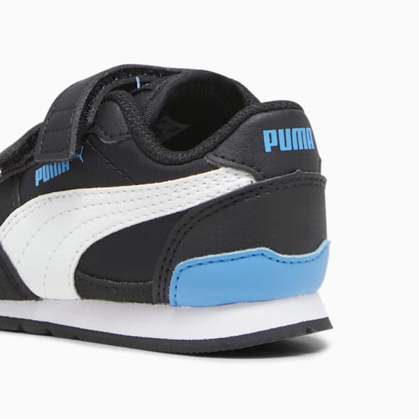 Tenis para bebés ST Runner v3 NL AC, PUMA Black-PUMA White-Regal Blue, extralarge