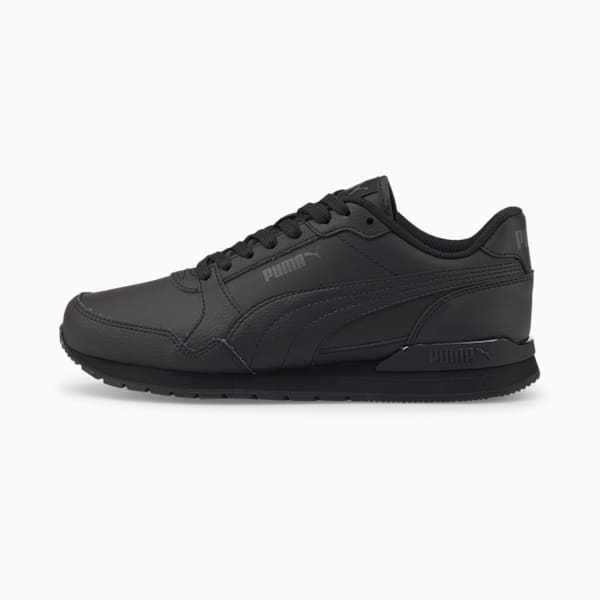 Chaussures ST Runner v3 Leather Jeune, Puma Black-Puma Black, extralarge