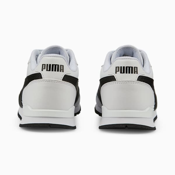 Tenis de cuero para jóvenes ST Runner v3, Puma White-Puma Black, extralarge