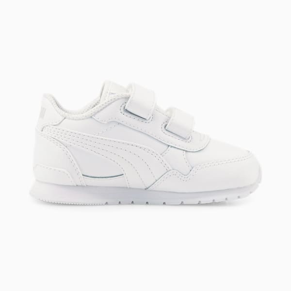 ST Runner v3 Leather Toddler Shoes, Puma White-Puma White, extralarge