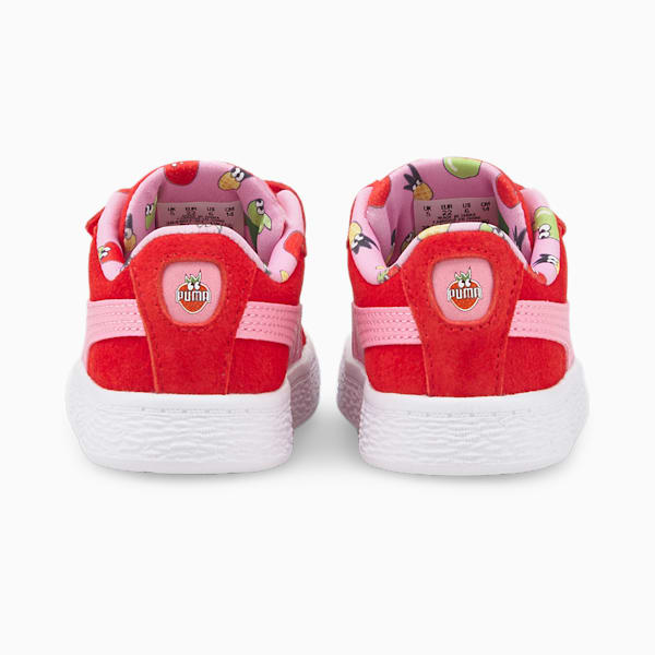 Suede Light Flex Fruitmates Toddlers' Shoes, High Risk Red-PRISM PINK, extralarge