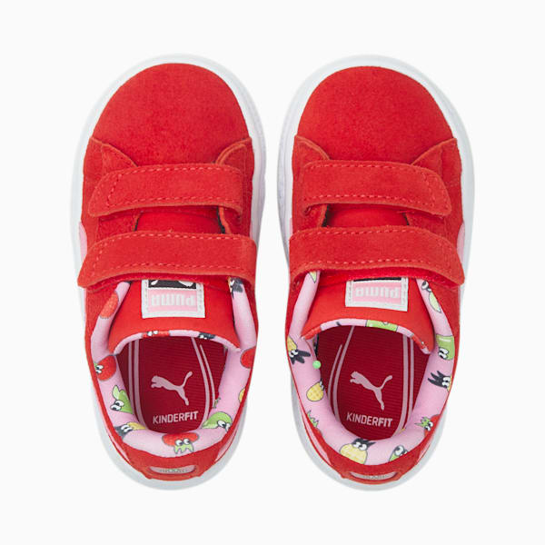 Suede Light Flex Fruitmates Toddlers' Shoes, High Risk Red-PRISM PINK, extralarge