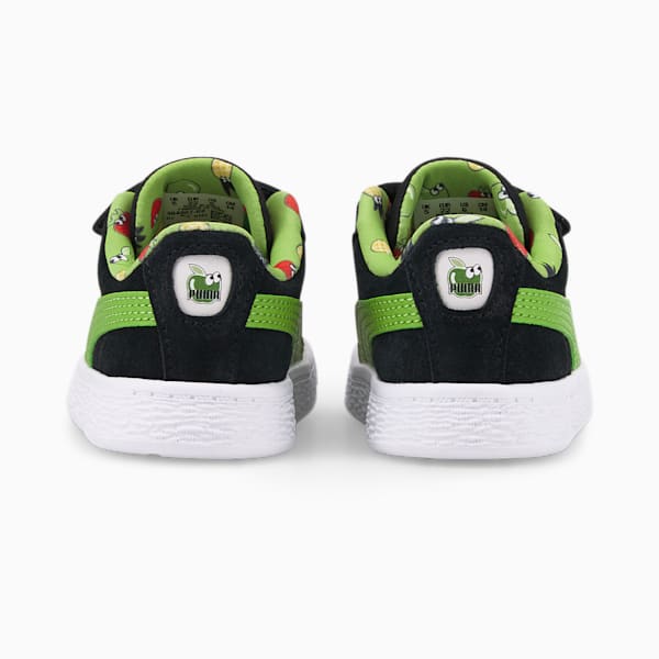 Suede Light Flex Fruitmates Toddlers' Shoes, Puma Black-Greenery, extralarge