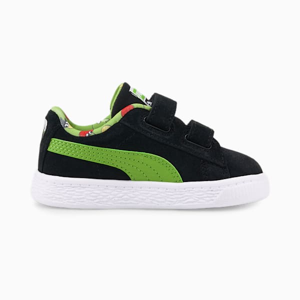 Suede Light Flex Fruitmates Toddlers' Shoes, Puma Black-Greenery