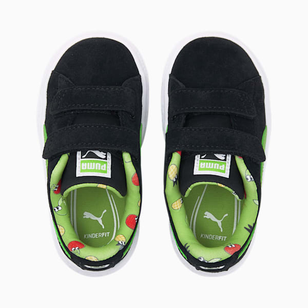 Suede Light Flex Fruitmates Toddlers' Shoes, Puma Black-Greenery, extralarge