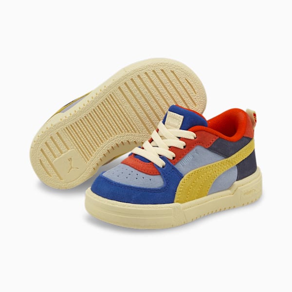 PUMA x TINYCOTTONS CA Pro Toddlers' Shoes, Forever Blue-Aspen Gold, extralarge