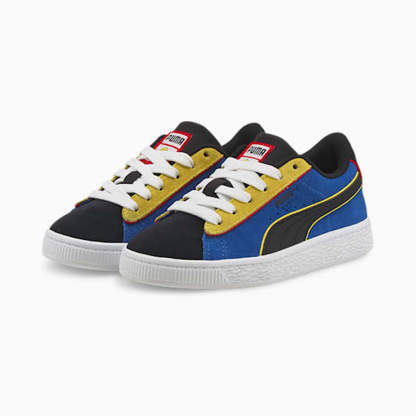 Tenis Niños PUMA x SMILEYWORLD Suede, Puma Royal-Puma Black, extralarge