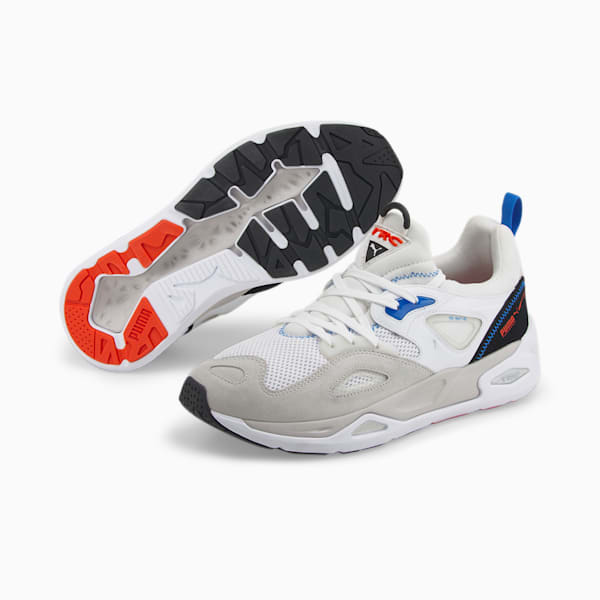 TRC Blaze Unisex Sneakers, Puma White-Nimbus Cloud, extralarge-IND