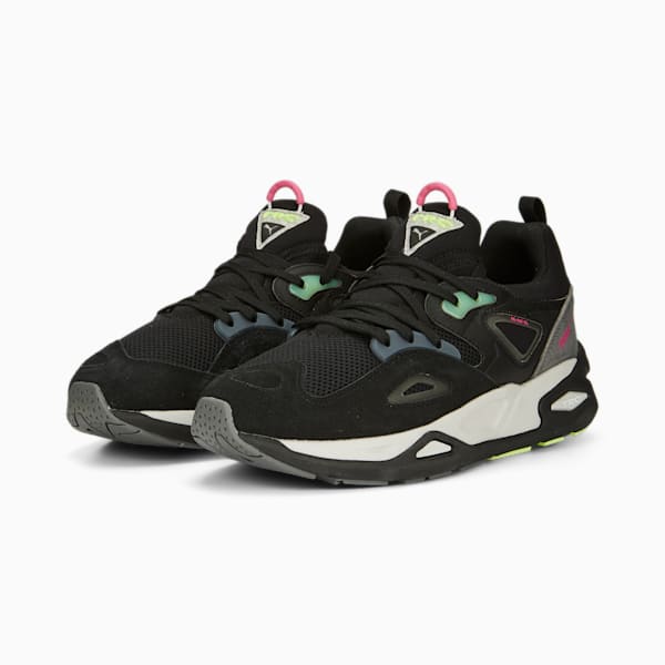TRC Blaze Unisex Sneakers, PUMA Black-Fast Yellow, extralarge-IND