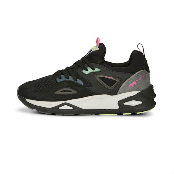 TRC Blaze Unisex Sneakers, PUMA Black-Fast Yellow, extralarge-IND