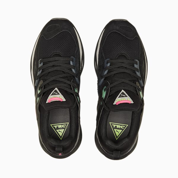 TRC Blaze Unisex Sneakers, PUMA Black-Fast Yellow, extralarge-IND