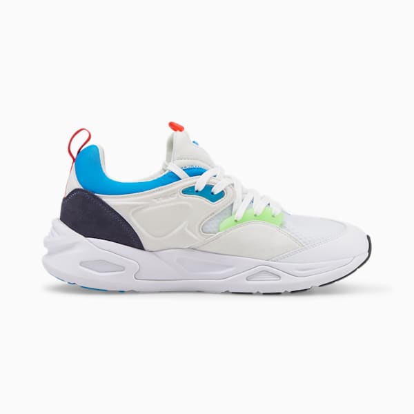 TRC Blaze Tech Sneakers, Puma White-Ocean Dive, extralarge-IND