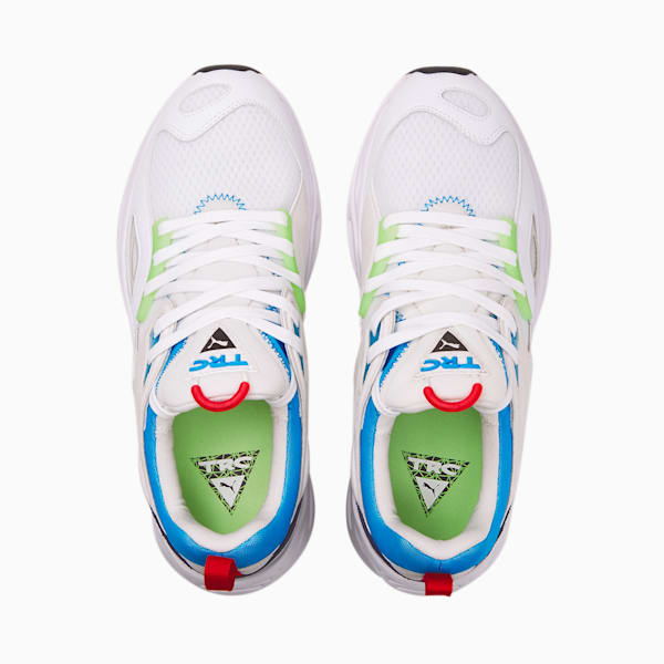 TRC Blaze Tech Sneakers, Puma White-Ocean Dive, extralarge-IND