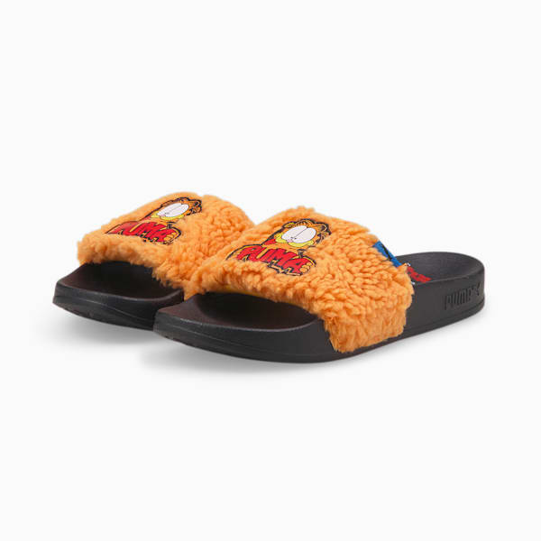 PUMA x Garfield Leadcat 2.0 Infant Slides, Puma Black-Zinnia, extralarge-IND