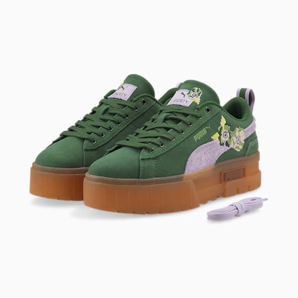 PUMA x LIBERTY Mayze Women's Sneakers, GREENER PASTURES-Pastel Lilac, extralarge